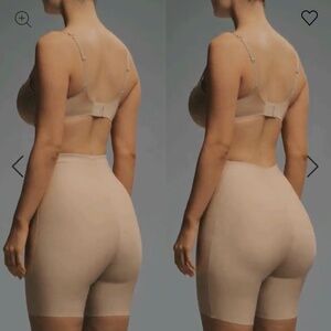 SKIMS BUTT ENHANCING PADDED SHORT IN SAND COLOR